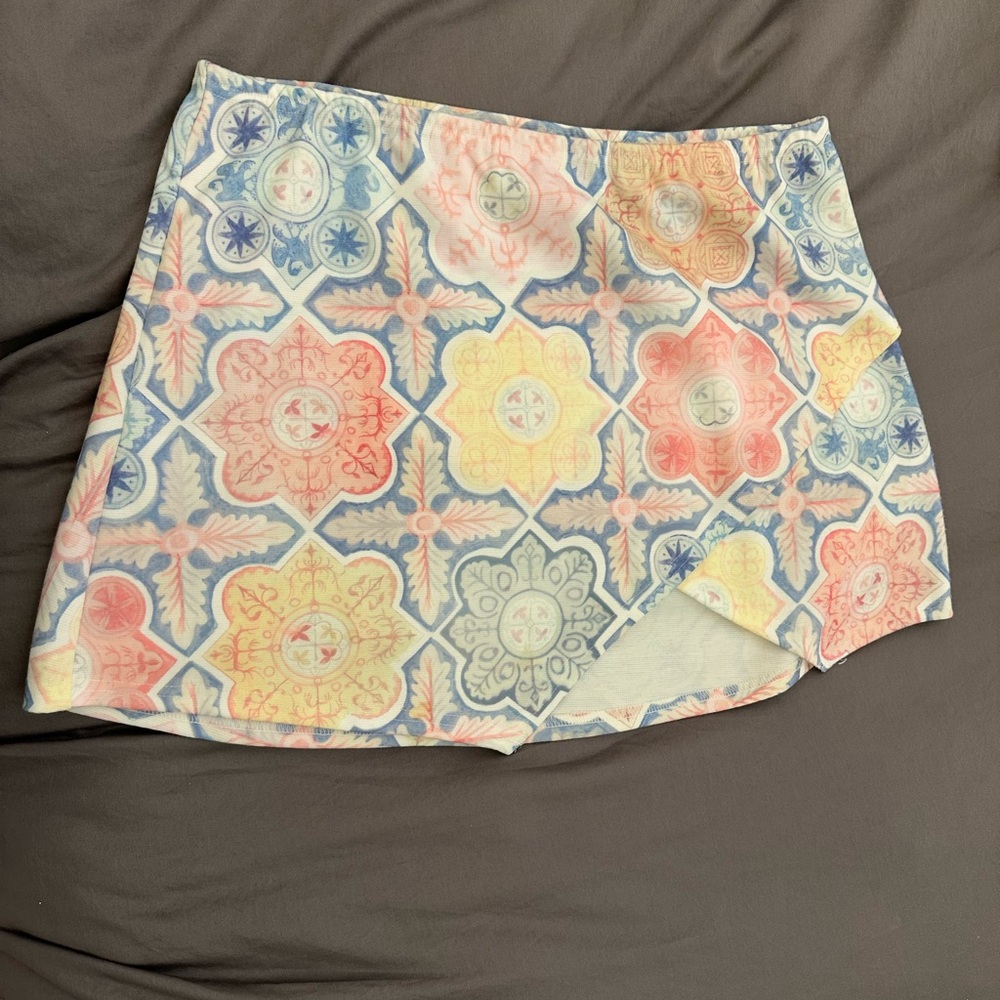 Colorful Patterned Skirt